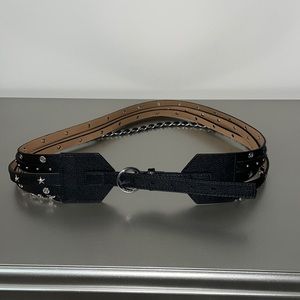 Michael Kors black studded belt